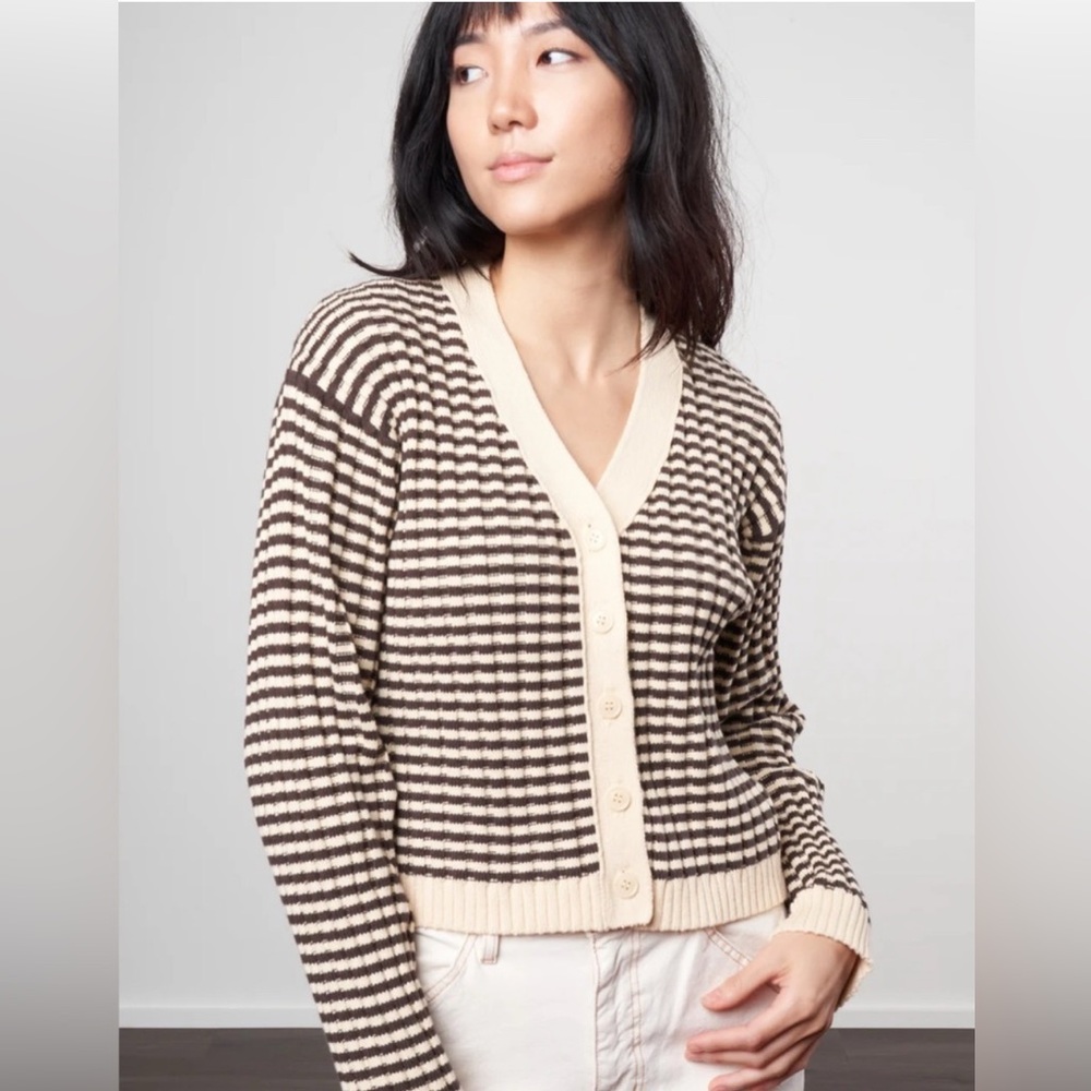 The Great Striped Cardigan